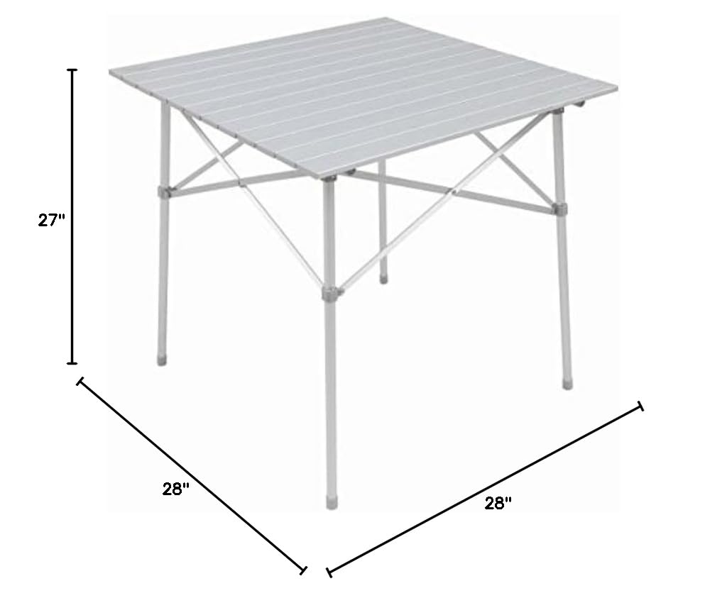 Aluminum Roll-Top Camp Table W298624