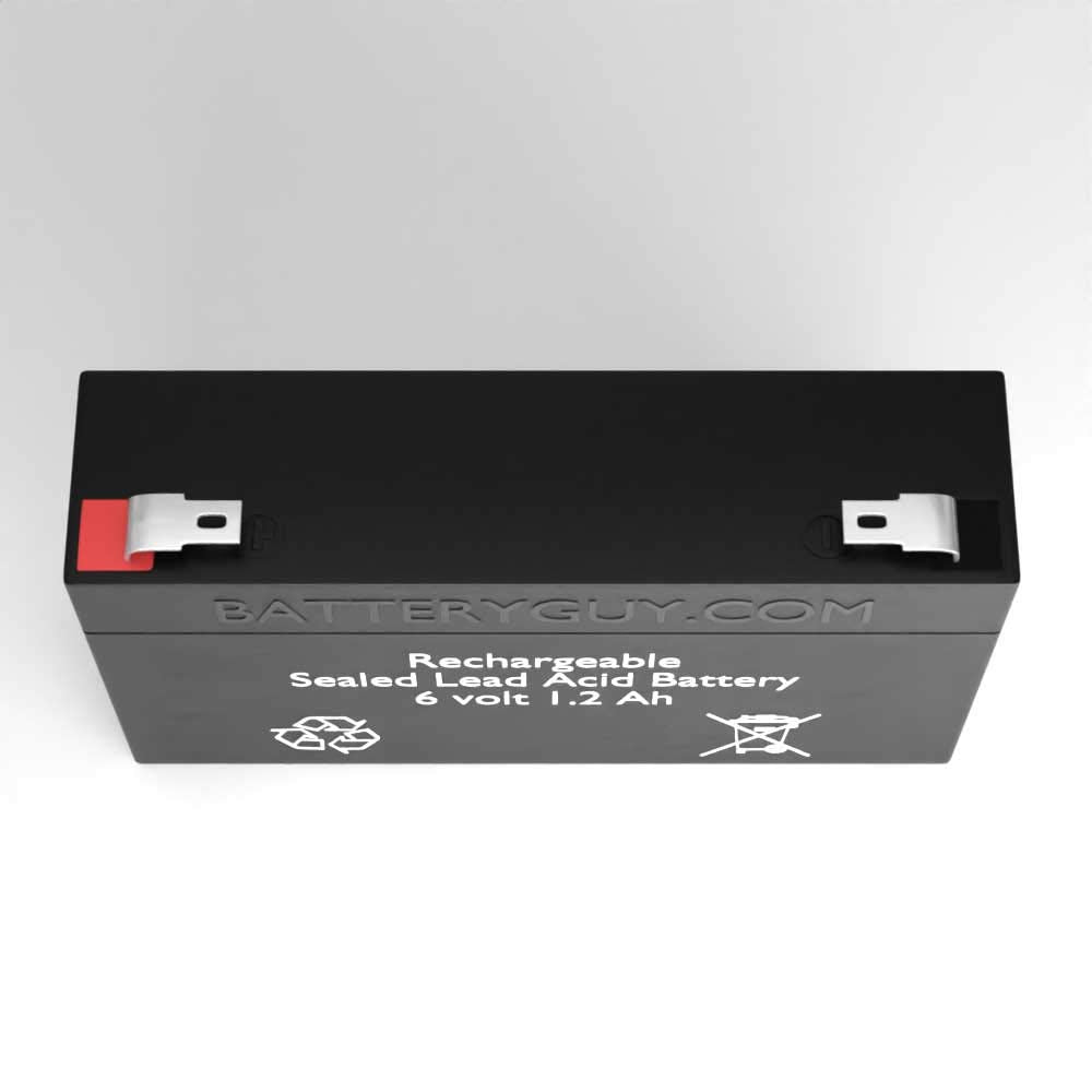 6V 1.2Ah Rechargeable SLA Batteries Set of 4 Y15877