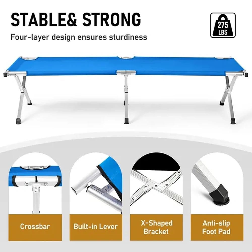 Portable Folding Camping Cot with Carrying Bag N619185
