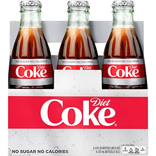 Diet Coke Glass Bottles 4(6 Packs) Q998