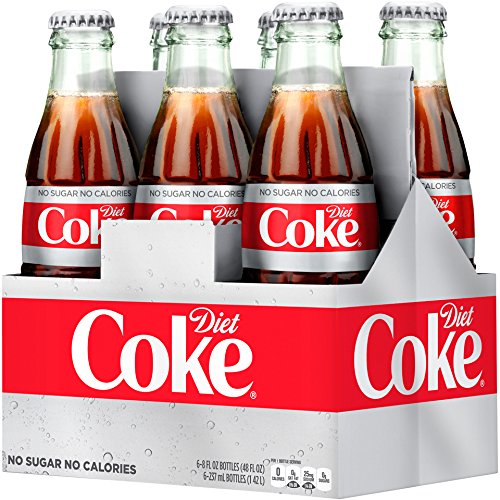 Diet Coke Glass Bottles 4(6 Packs) Q998