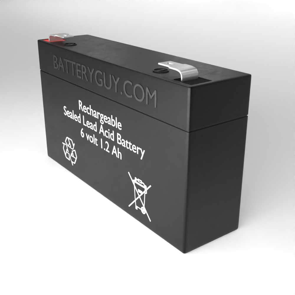 6V 1.2Ah Rechargeable SLA Batteries Set of 4 Y15877