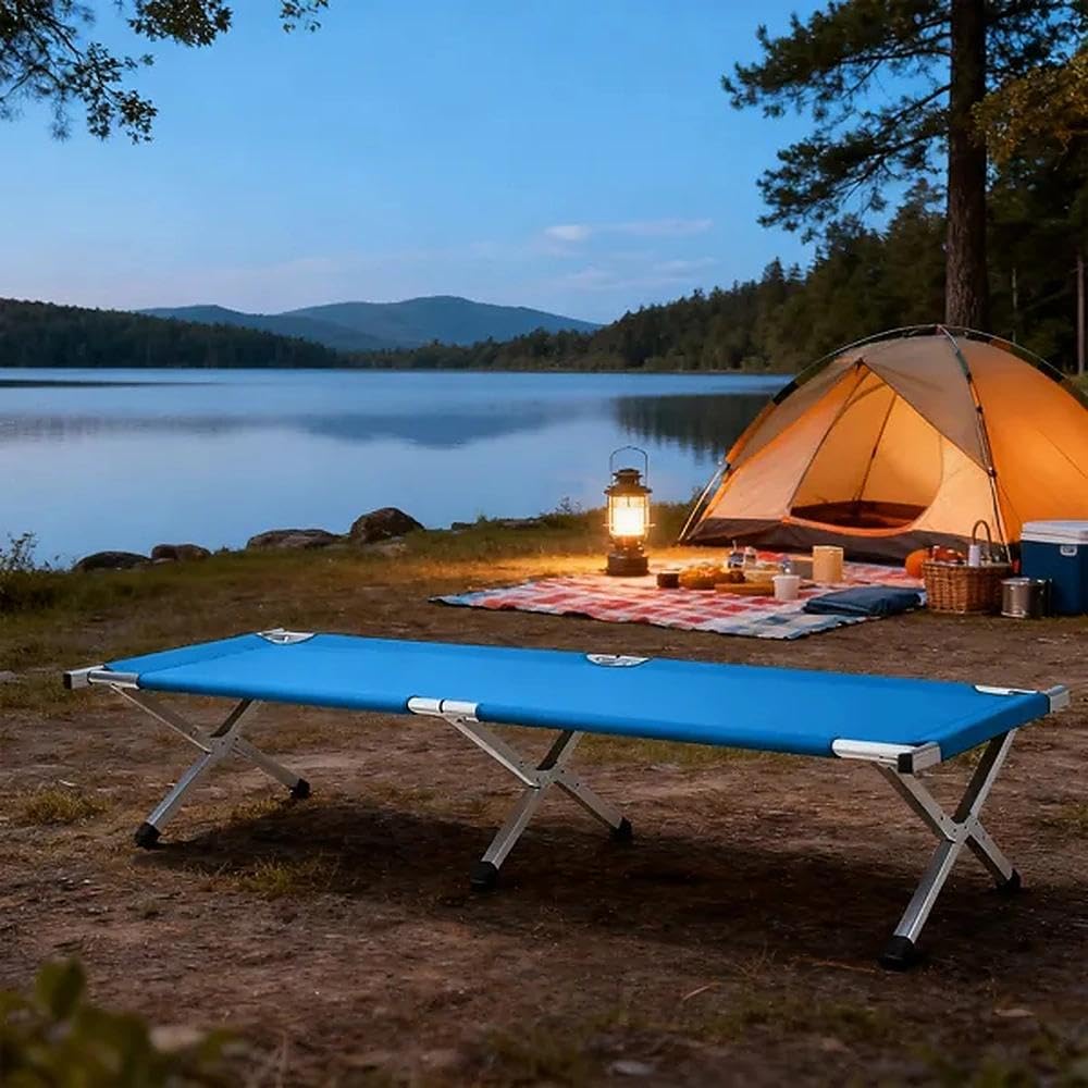 Portable Folding Camping Cot with Carrying Bag N619185
