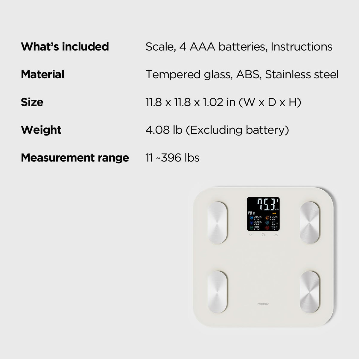 Green Bluetooth Body Weight Smart Scale F938