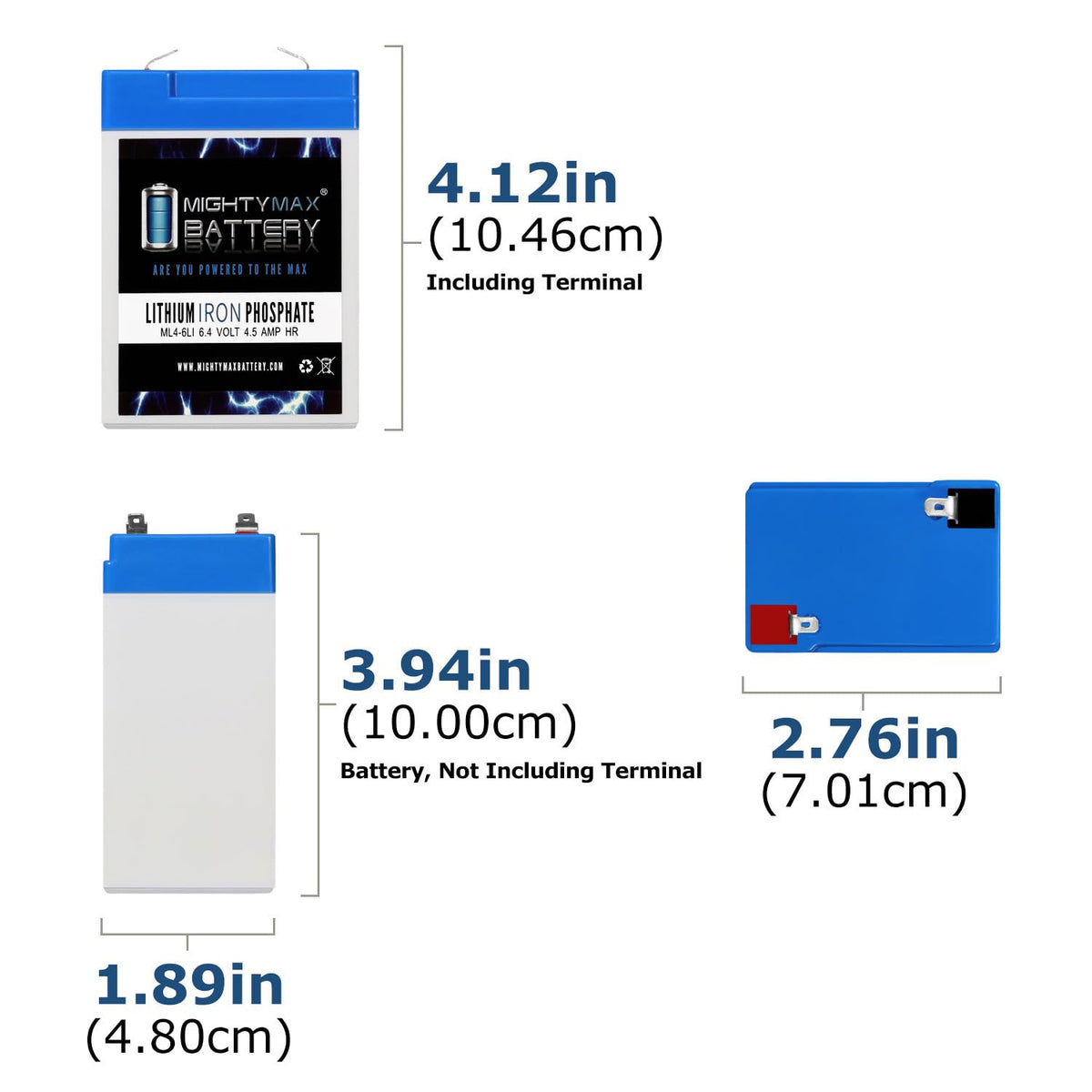 6V 4.5AH Lithium Replacement Battery F683706