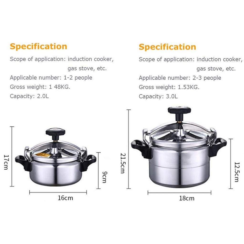 Aluminum Non-stick Pressure Cooker 2L C14664