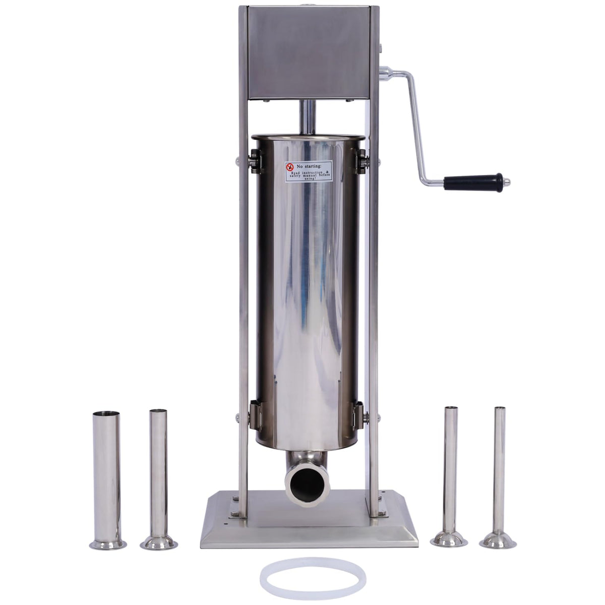 Stainless Steel Vertical Sausage Stuffer 15LB/7L R1916