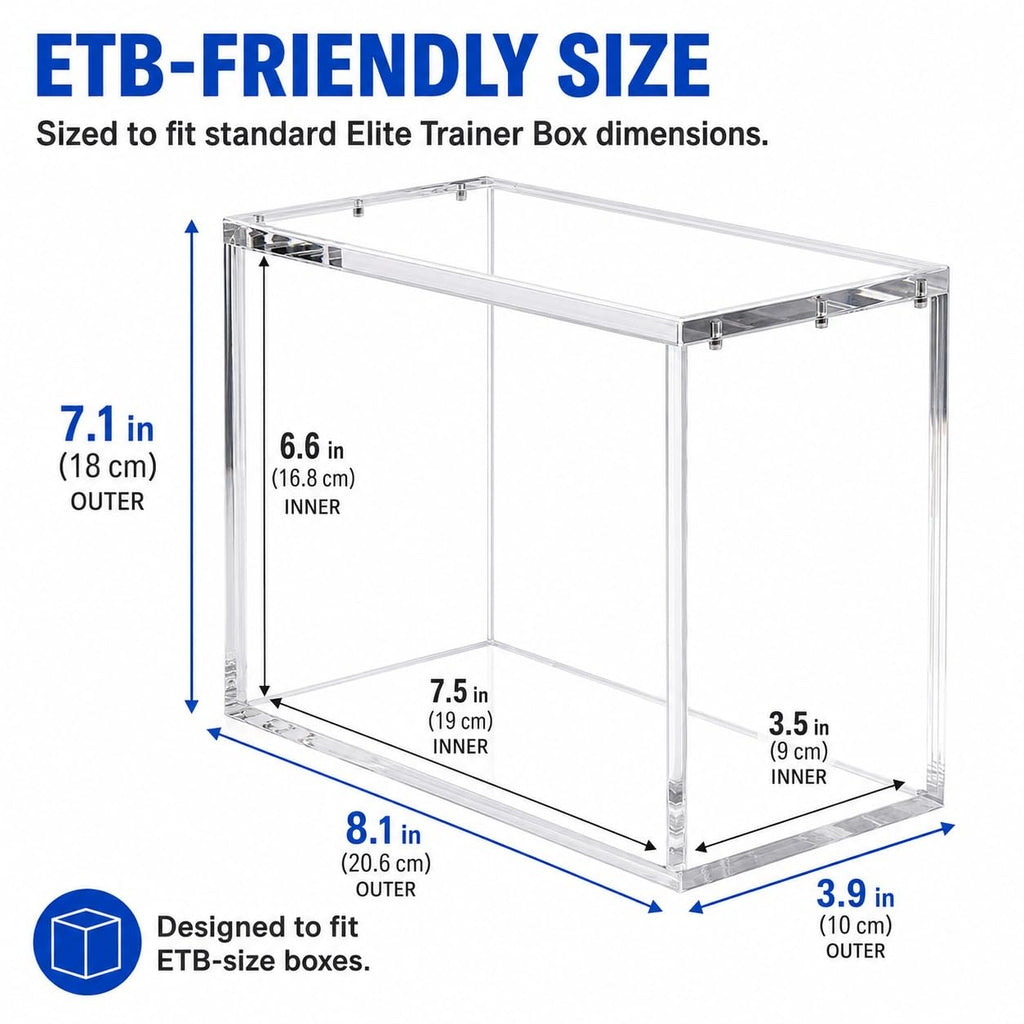 Clear Acrylic Trading Card Display Case P59339