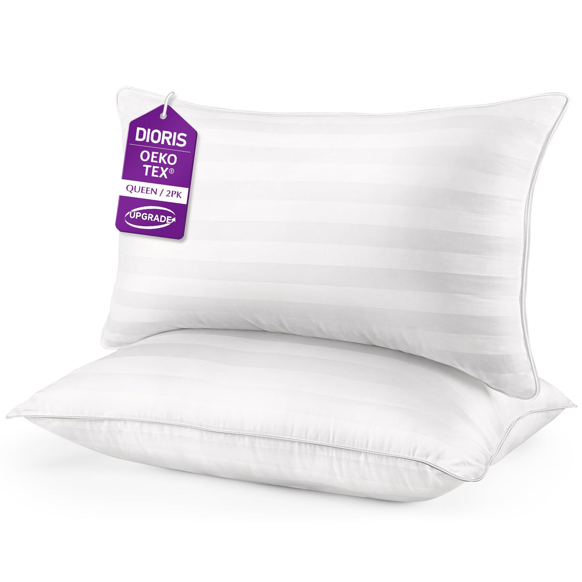 King Size Set of 2 Soft Sleeping Pillow T361