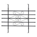 Black 24 x 36 Inch 2PCS Heavy Duty Window Security Bars P889