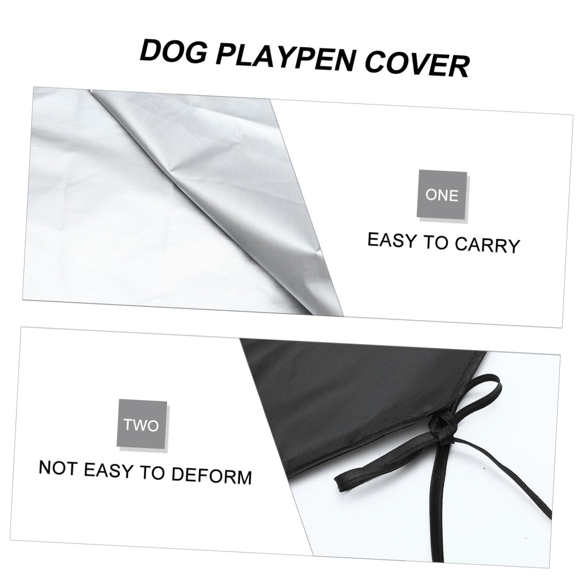 Waterproof Heavy Duty Oxford Dog Playpen Cover F68794