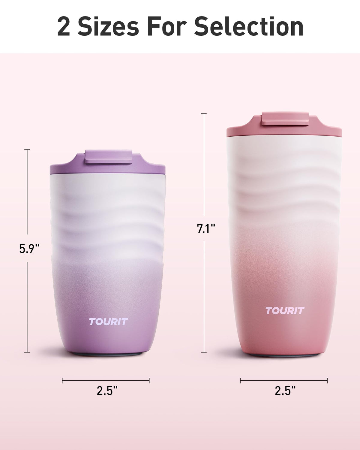 16 oz Insulated Stainless Steel Travel Coffee Mug K414972