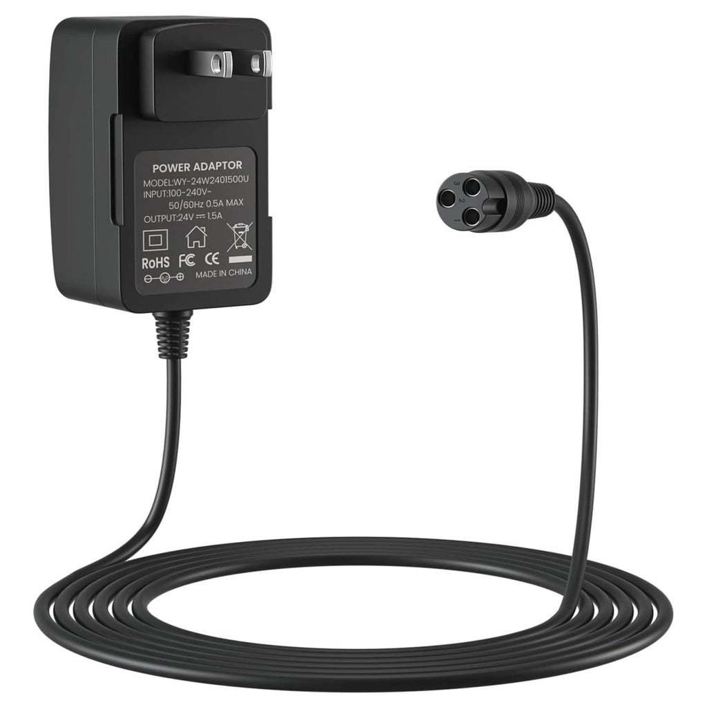 24V Electric Scooter Charger 3-Prong Inline Female Power Cord Z939412