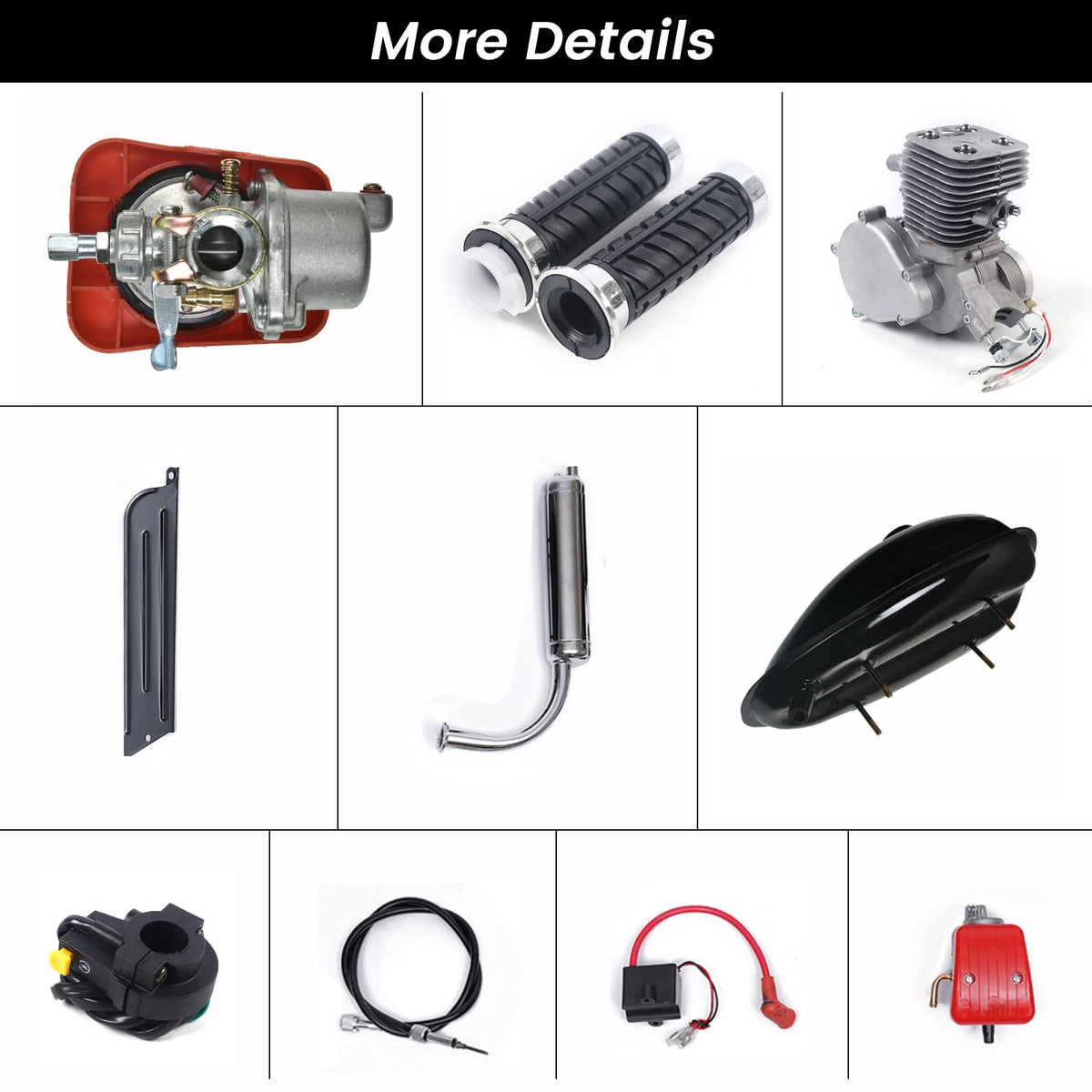 100cc 2 Stroke Air-Cooling Bicycle Engine Kit Z337