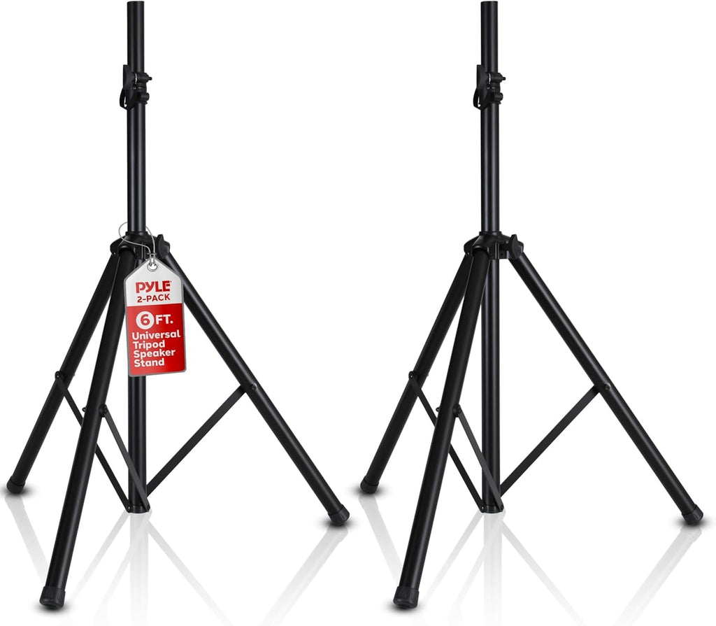 Universal Speaker Stand 2-Pack Height Adjustable Tripod Mount L68416