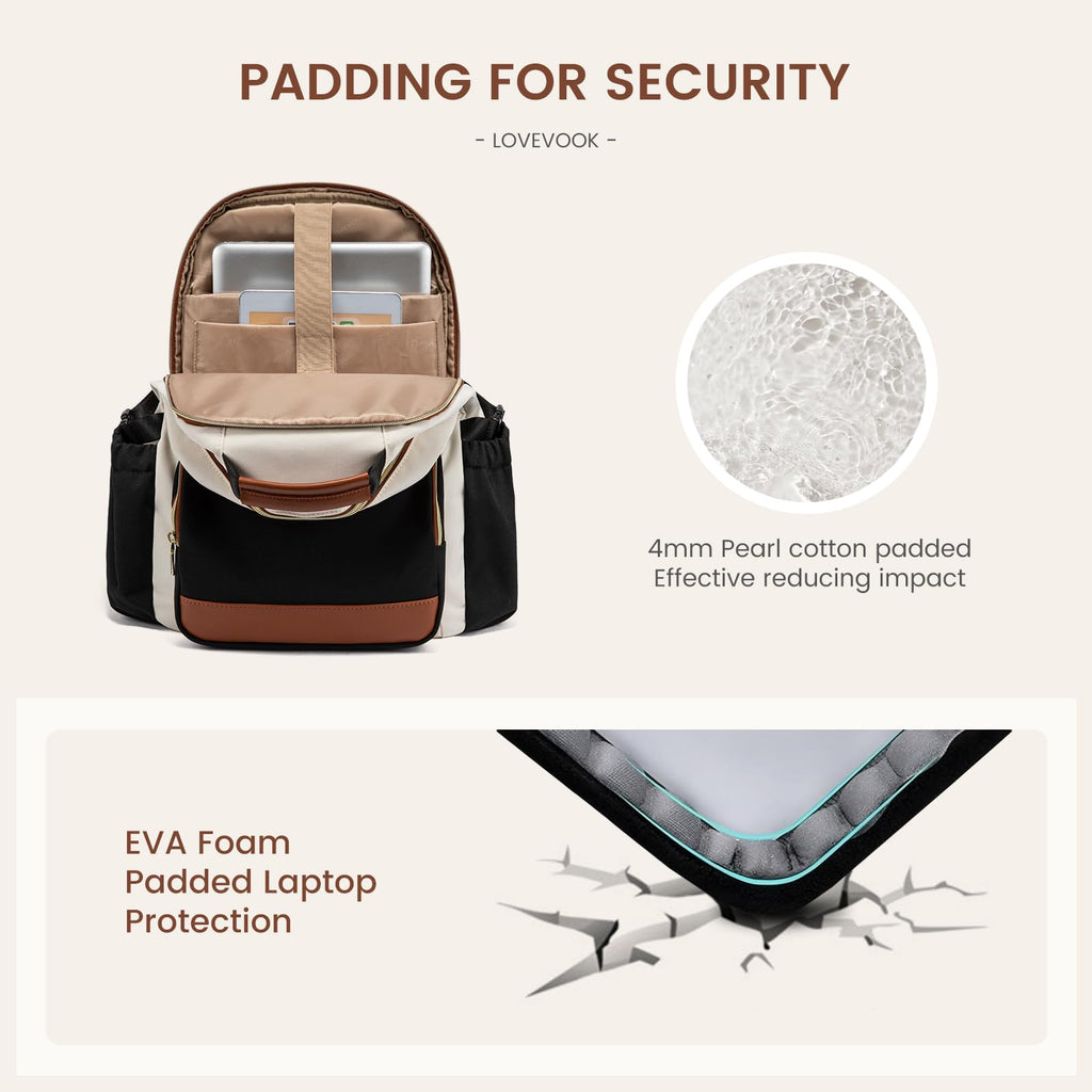 15.6 Inch Laptop Backpack with Pouch Pocket O835