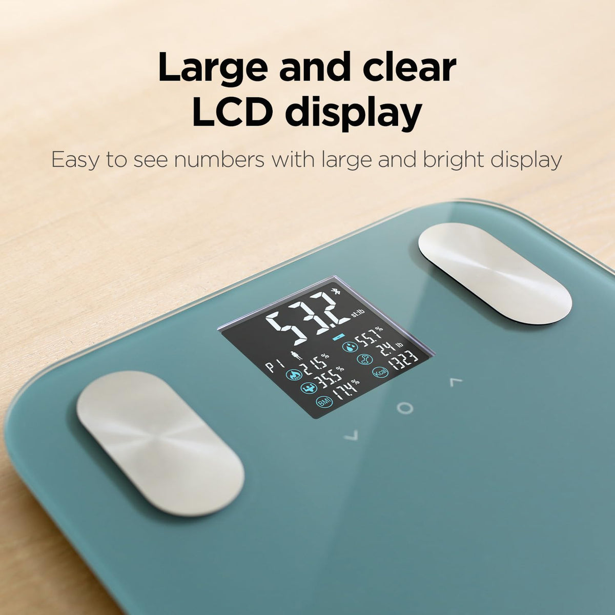 Green Bluetooth Body Weight Smart Scale F938