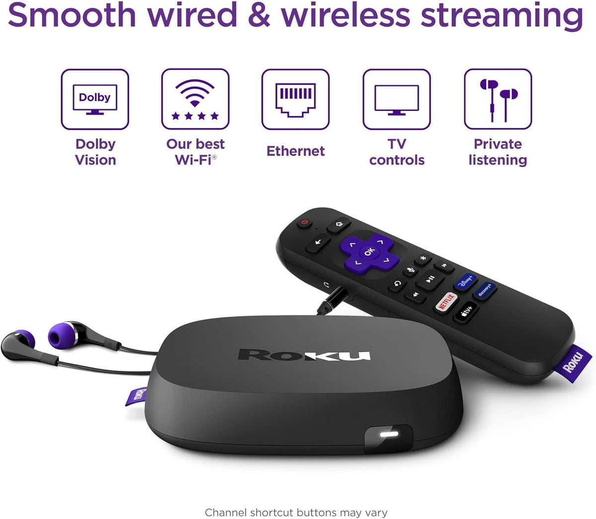 4K Streaming Device with Voice Remote and HDMI Cable D72618
