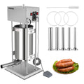 15L Electric Stainless Steel Sausage Stuffer with 5 Stuffing Tubes B1024