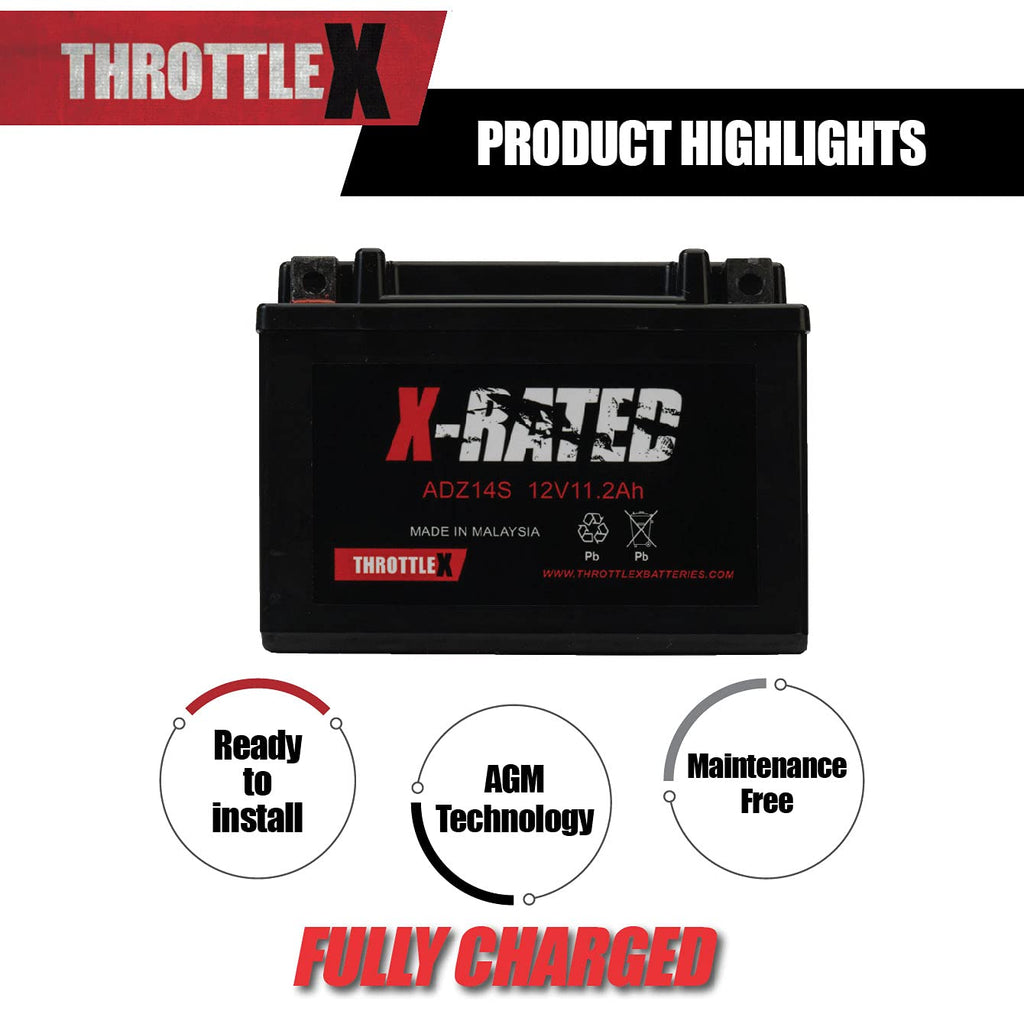 AGM Replacement Power Sport Battery K39444