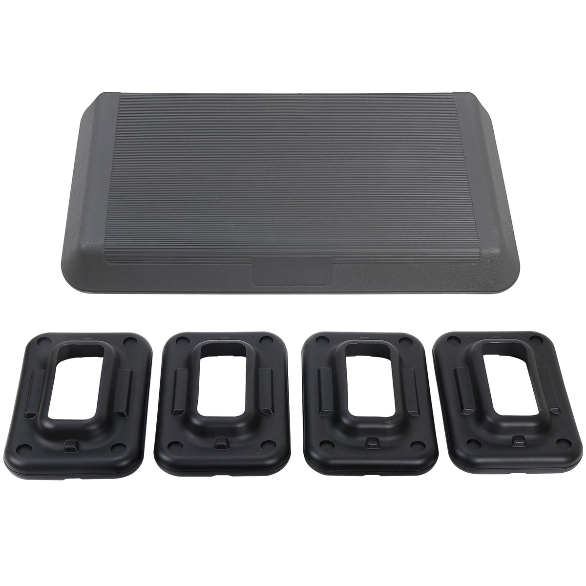 28.5'' Adjustable Exercise Step Platform with 4 Stackable Risers Q146048