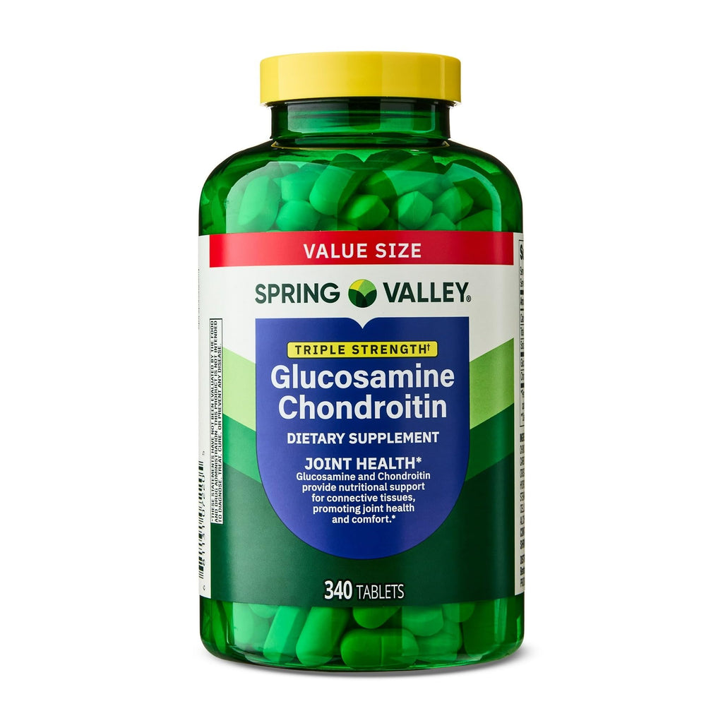 Triple Strength Glucosamine Chondroitin 340 Tablets Dietary Supplement R4089