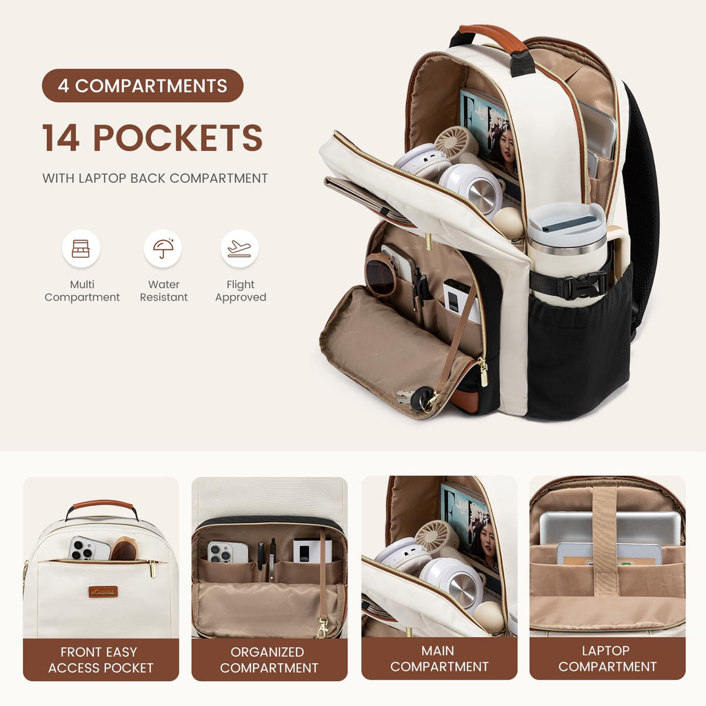 15.6 Inch Laptop Backpack with Pouch Pocket O835