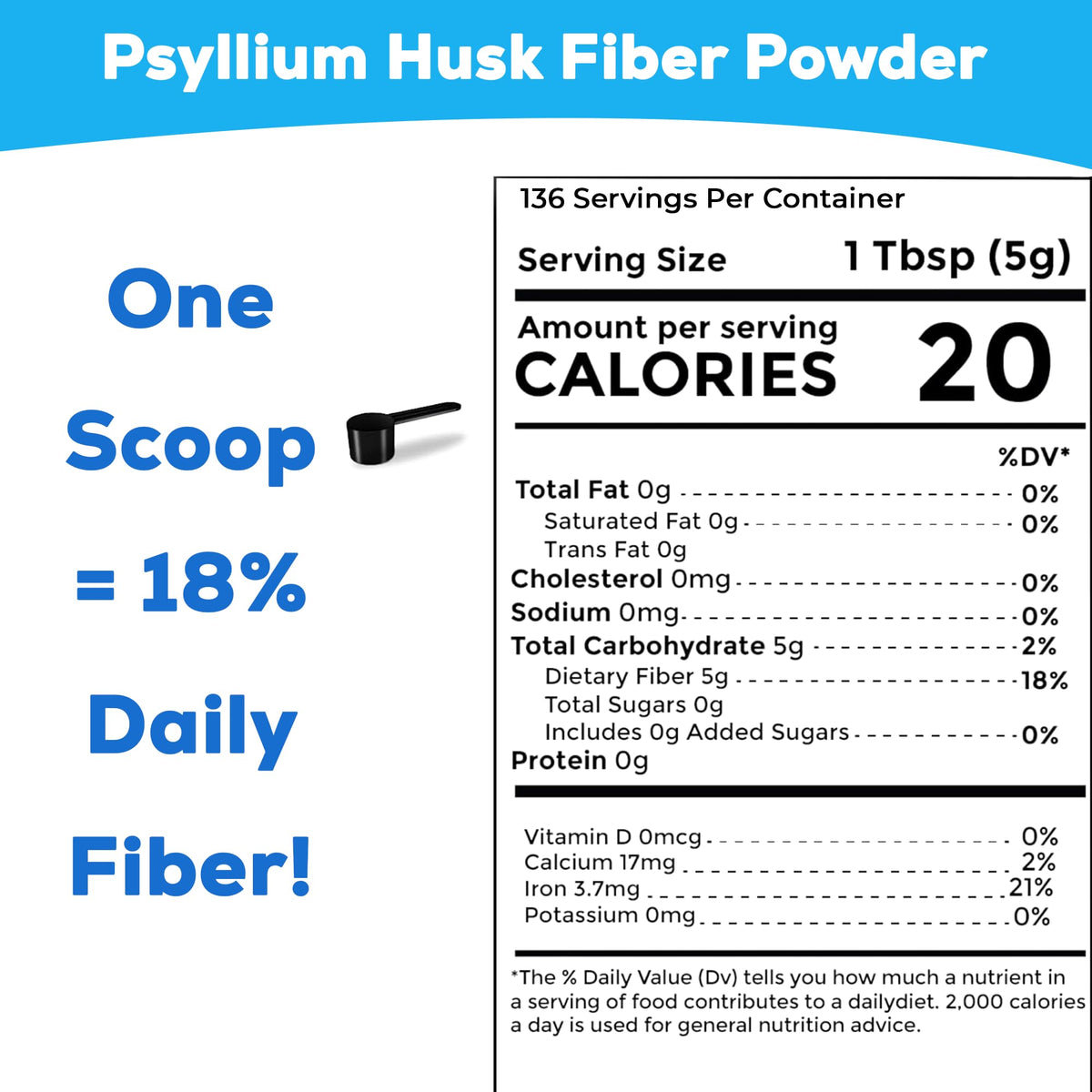 Psyllium Husk Powder 1.5lb K550