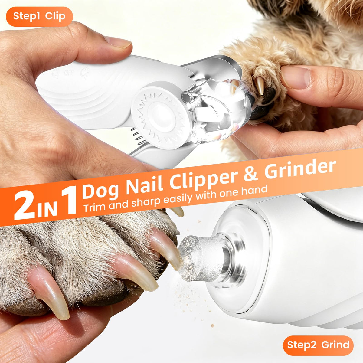 2-in-1 Dog & Cat Nail Clippers and Grinder A68656
