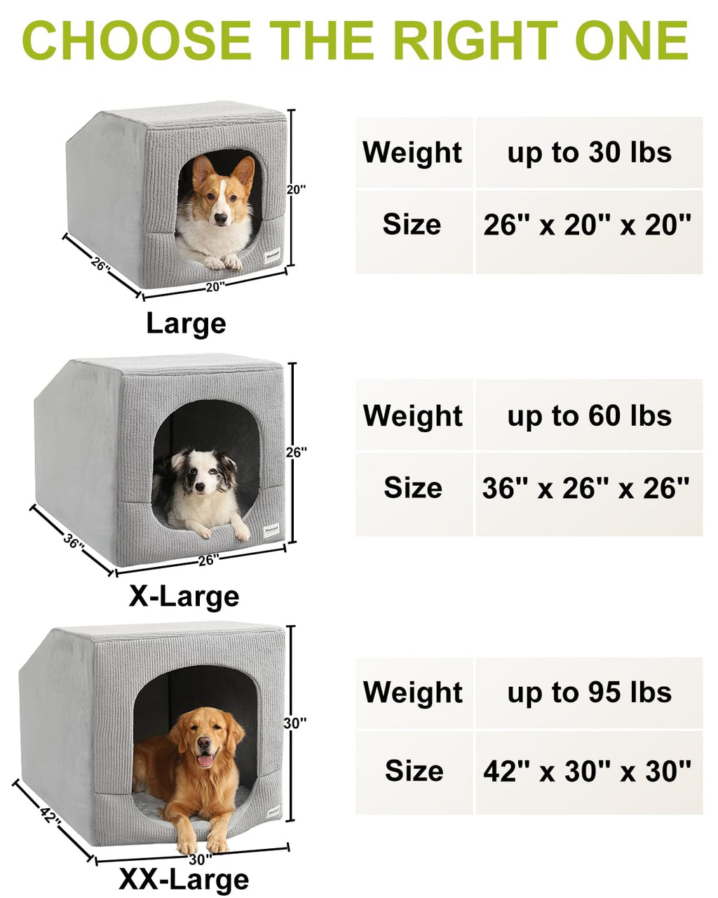 Small Dog House with Dog Cave Bed B81833