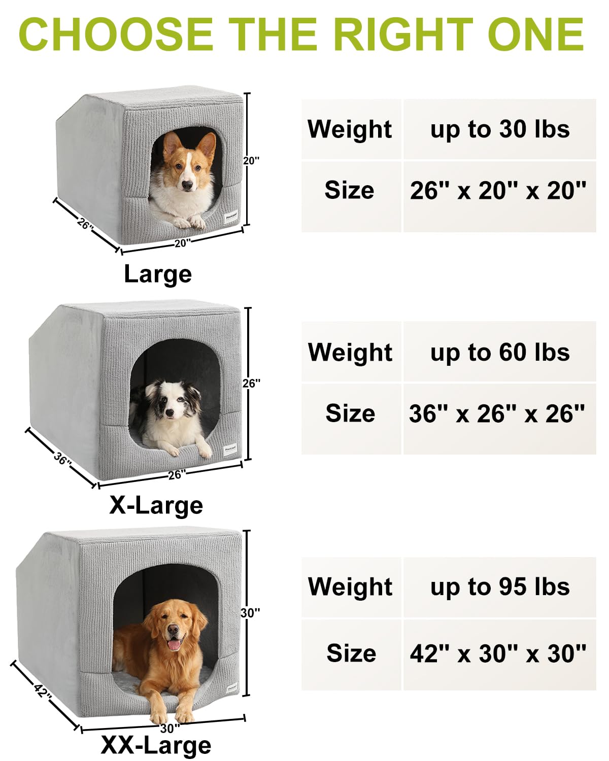 Small Dog House with Dog Cave Bed B81833