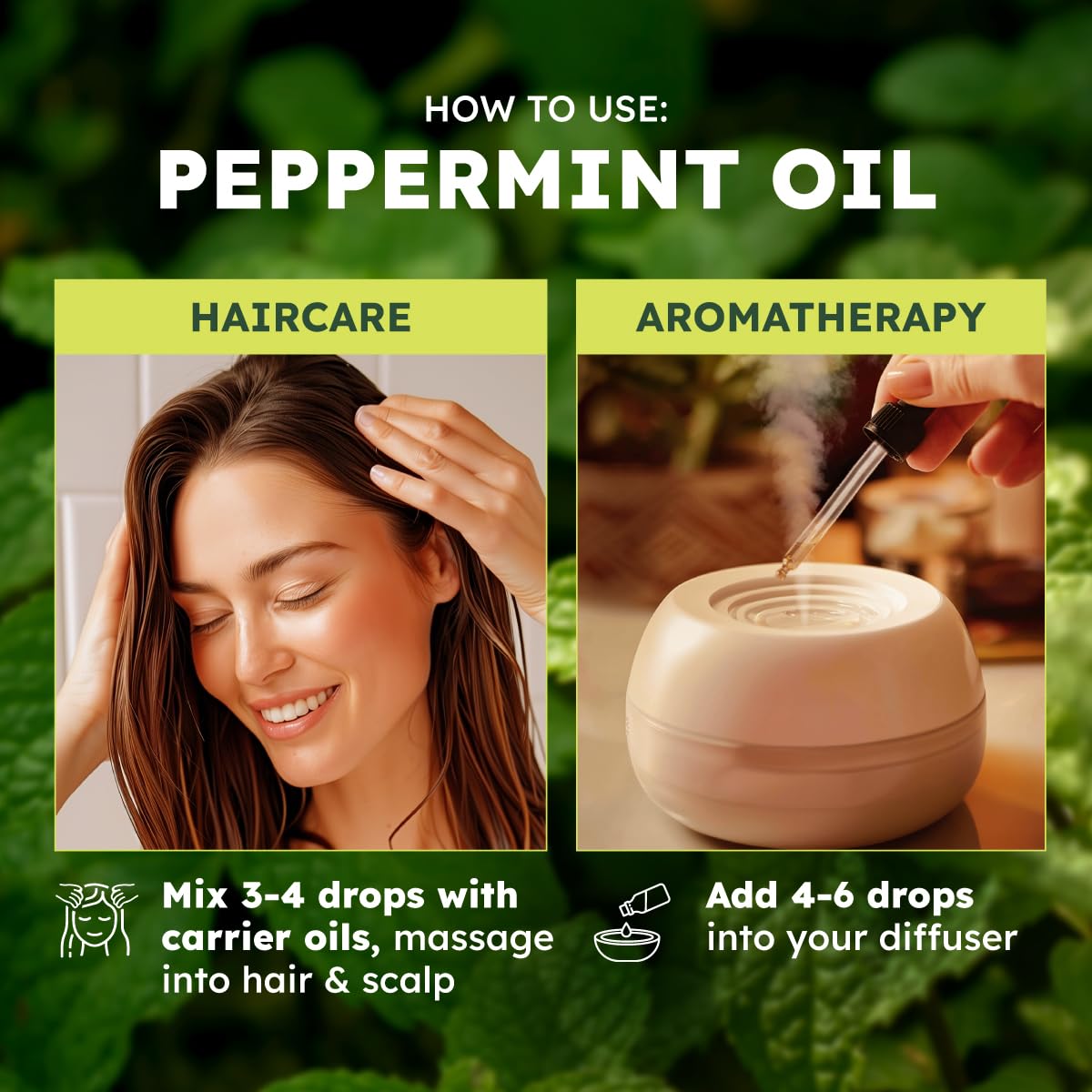 Lavender & Peppermint Essential Oil Set 2x4 fl oz J42663