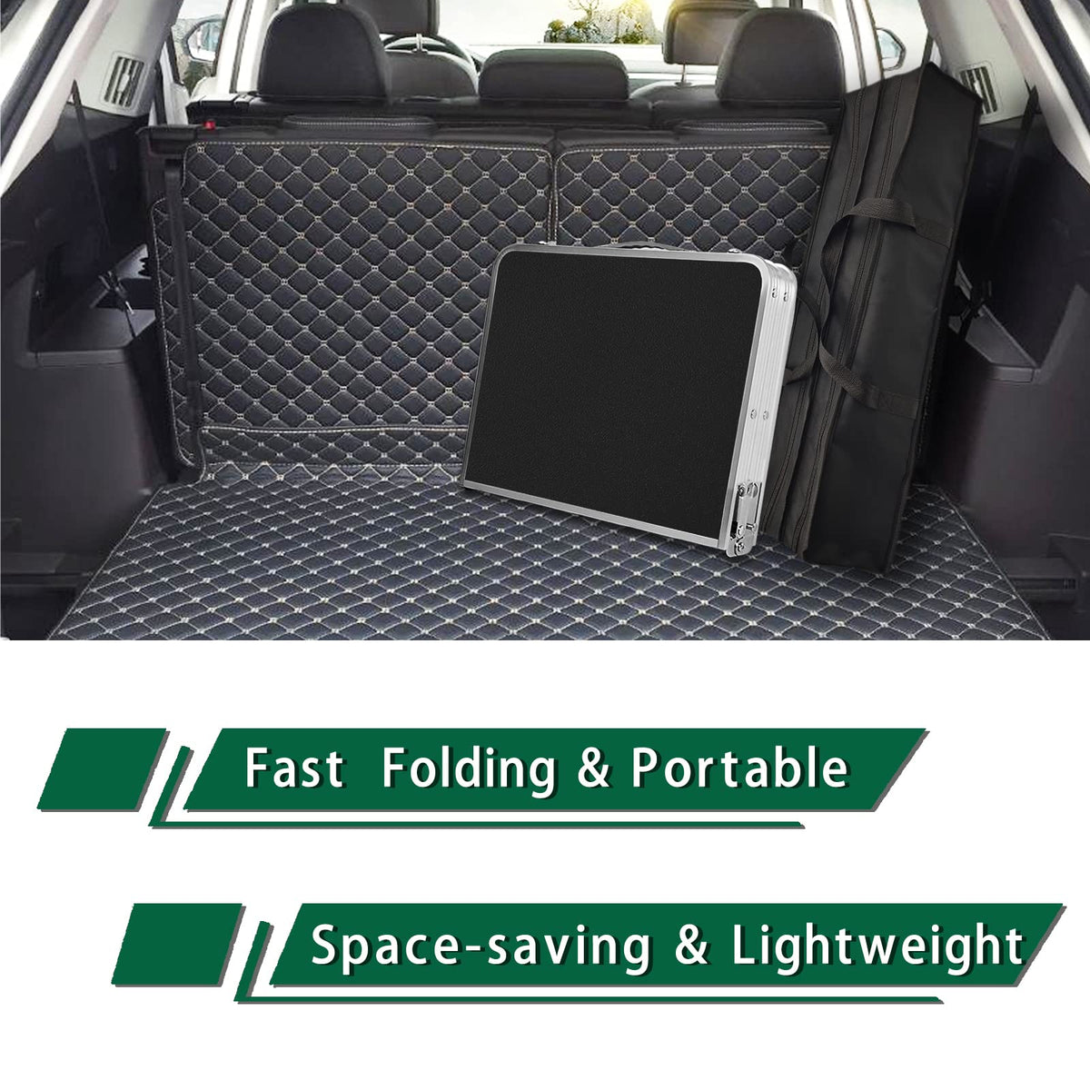 2ft Lightweight Adjustable Folding Camping Table L2324