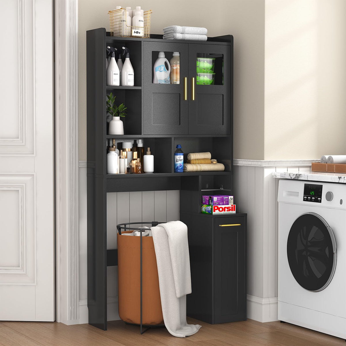 Over The Toilet Storage Cabinet with Acrylic Doors S928000