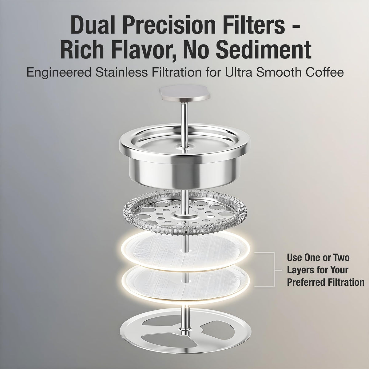 12 oz Double Wall Insulated Travel French Press Coffee Maker Set J868399