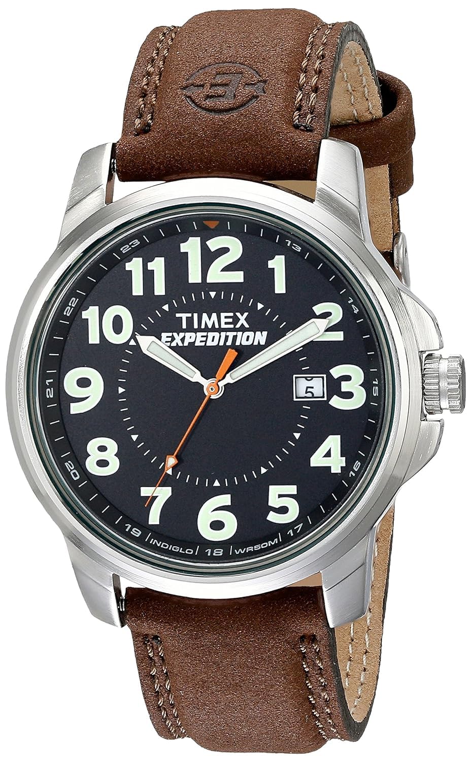 40mm Analog Watch with Luminous Hands and 50M Water Resistance A801