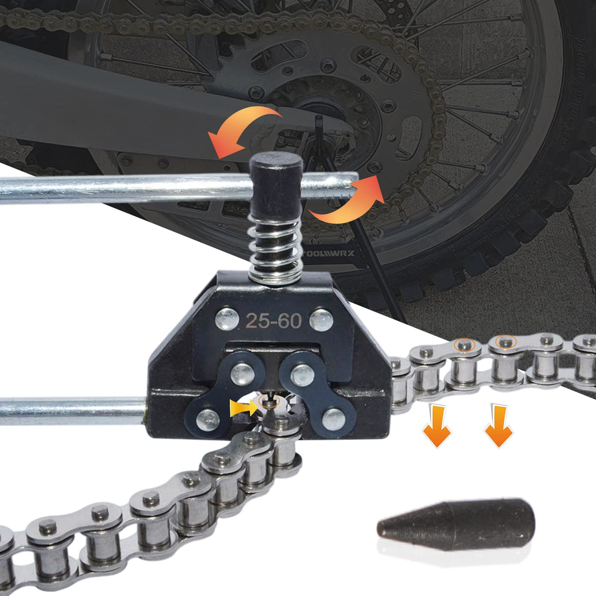 Roller Chain Breaker Cutter Tool K5351