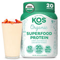 Vegan Protein Powder, Unflavored & Unsweetened Pea Protein Blend, 20 Servings N880698