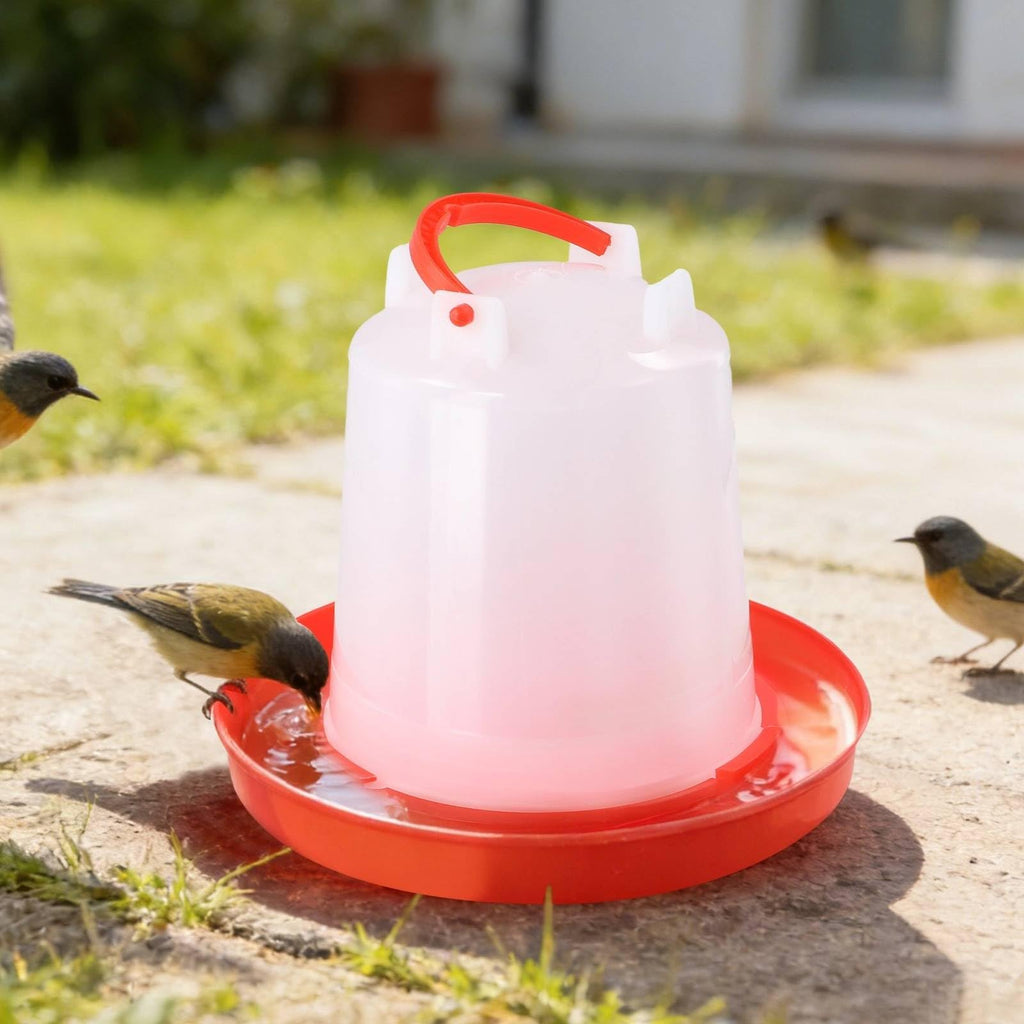 4-Pack 1L Poultry Waterer with Handle O28760