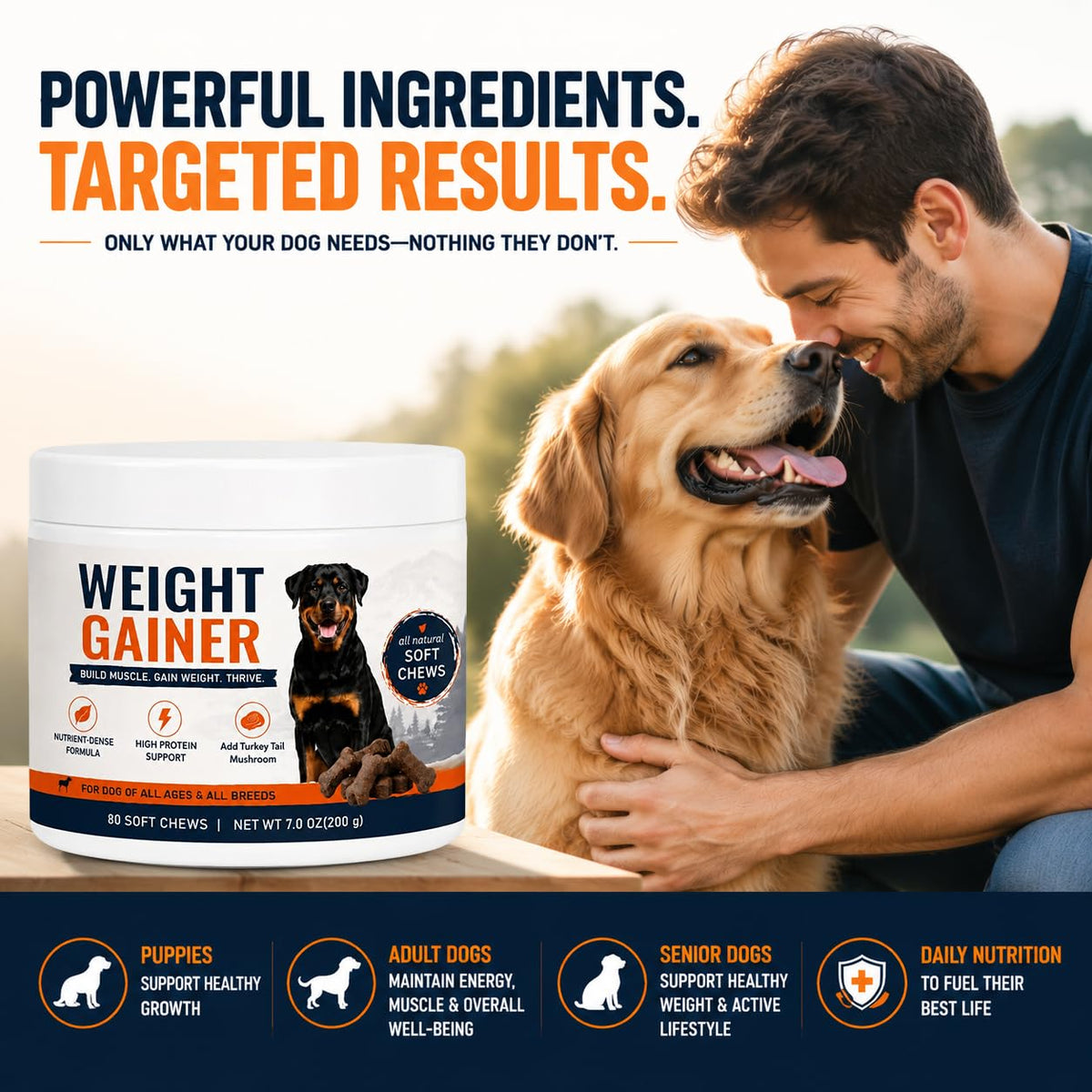 High Calorie Dog Weight Gainer Chews Q498175