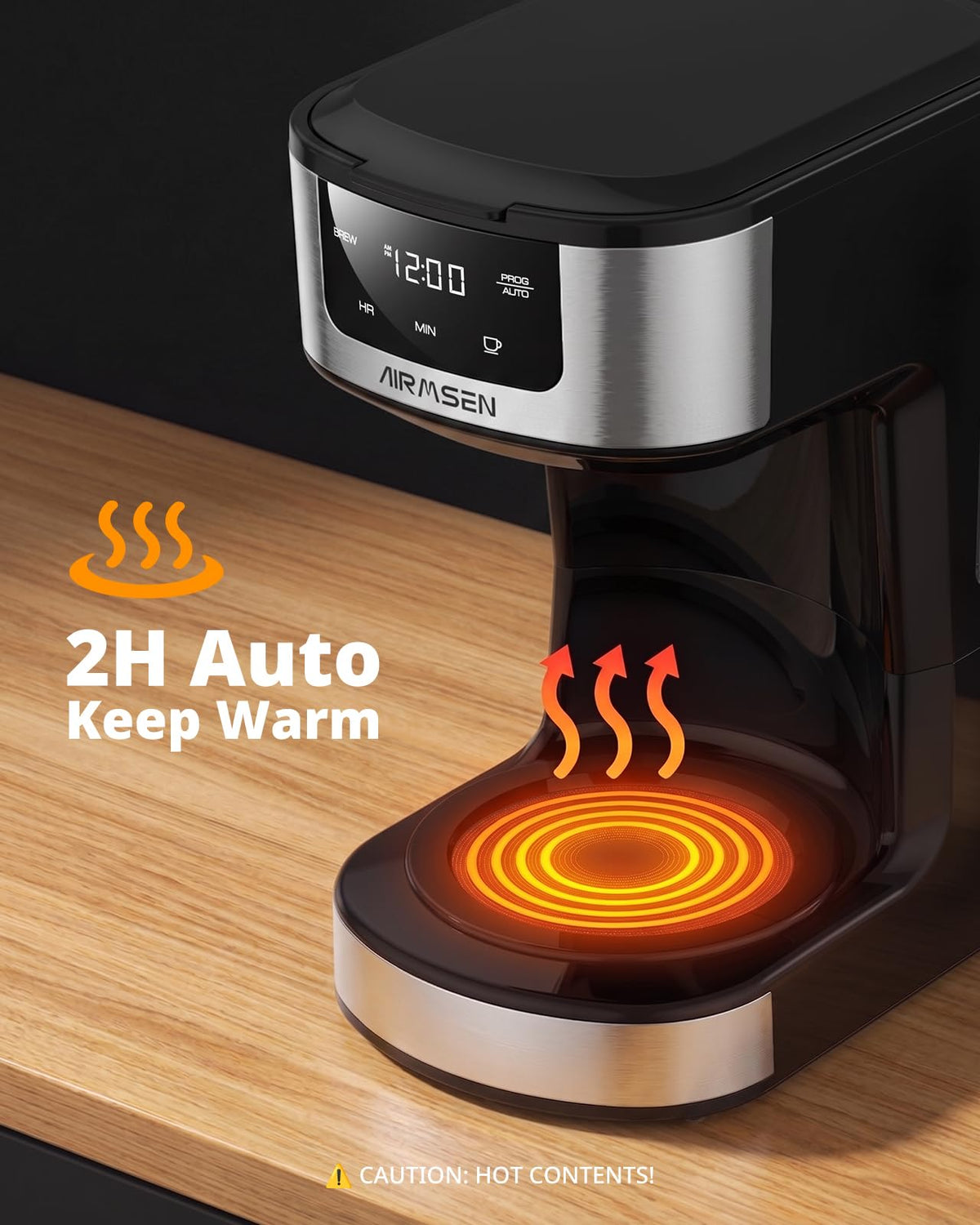 12-Cup Programmable Drip Coffee Maker D495