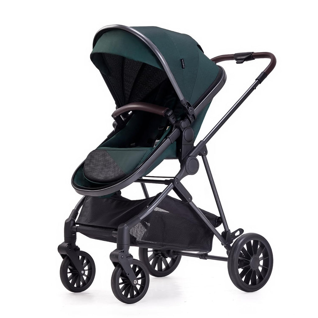 2 in 1 Convertible Reversible Seat Foldable Aluminum Alloy Stroller Q474816