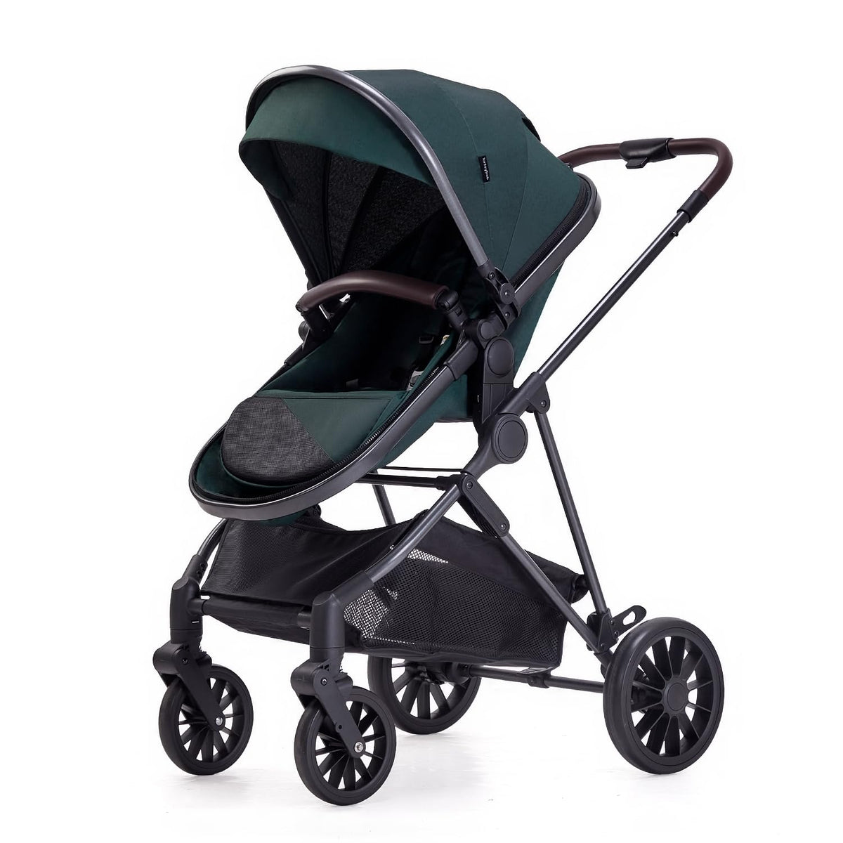 2 in 1 Convertible Reversible Seat Foldable Aluminum Alloy Stroller Q474816