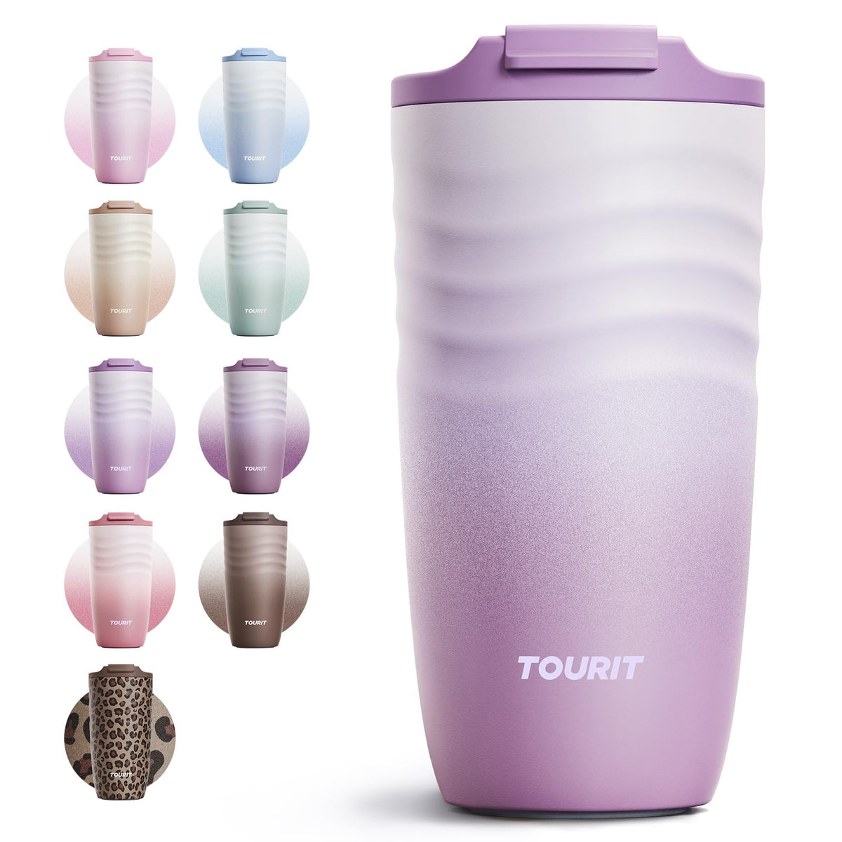 16 oz Insulated Stainless Steel Travel Coffee Mug K414972