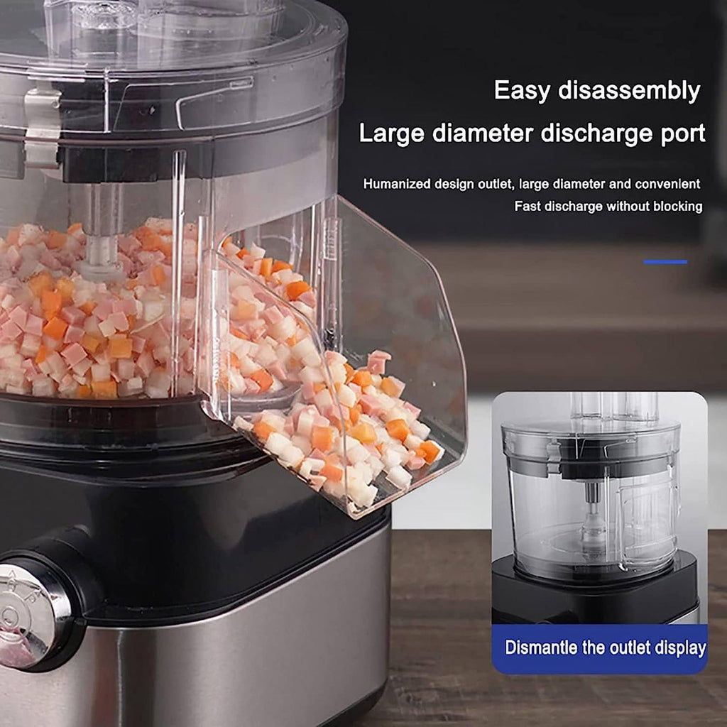 600W 4 in 1 Electric Vegetable Dicer with Dicing Molds D510