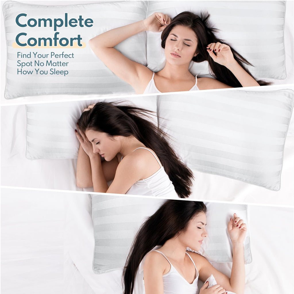 King Size Set of 2 Soft Sleeping Pillow T361