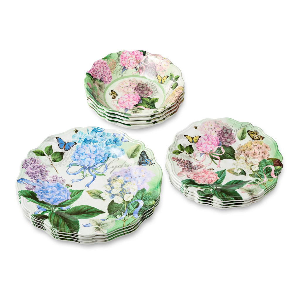 Melamine 12-Piece Dinnerware Set Service for 4 Y6926