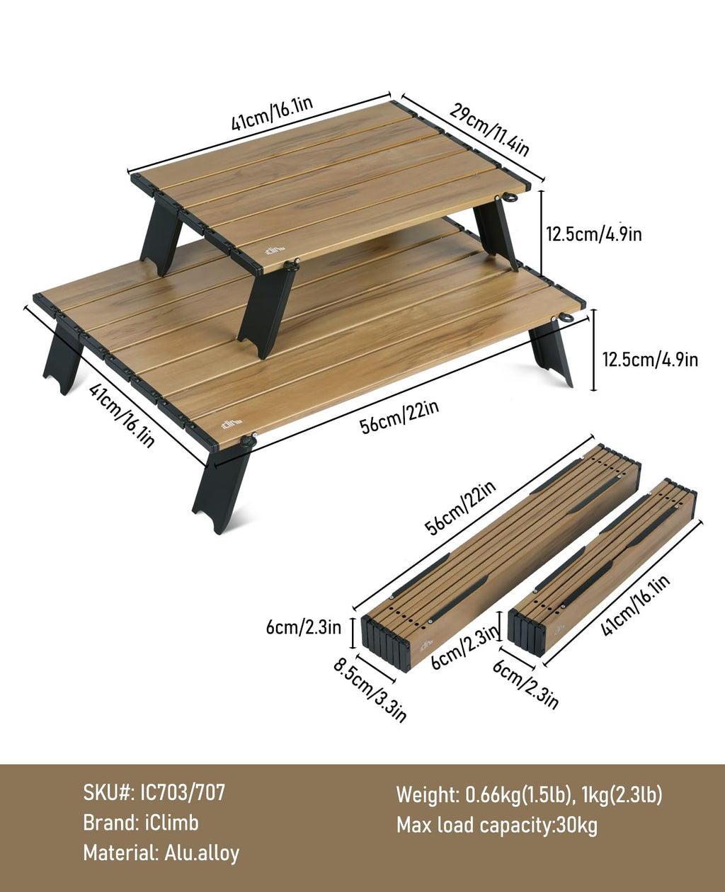 Ultralight Compact Mini Folding Table C569