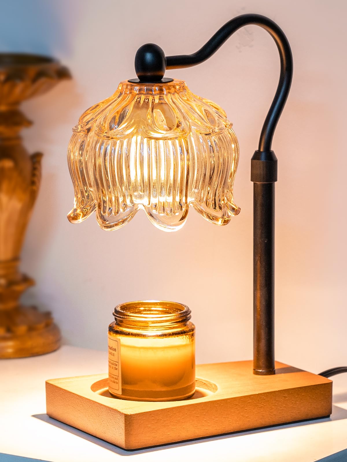 Adjustable Dimmable Candle Warmer Lamp with Timer T158559