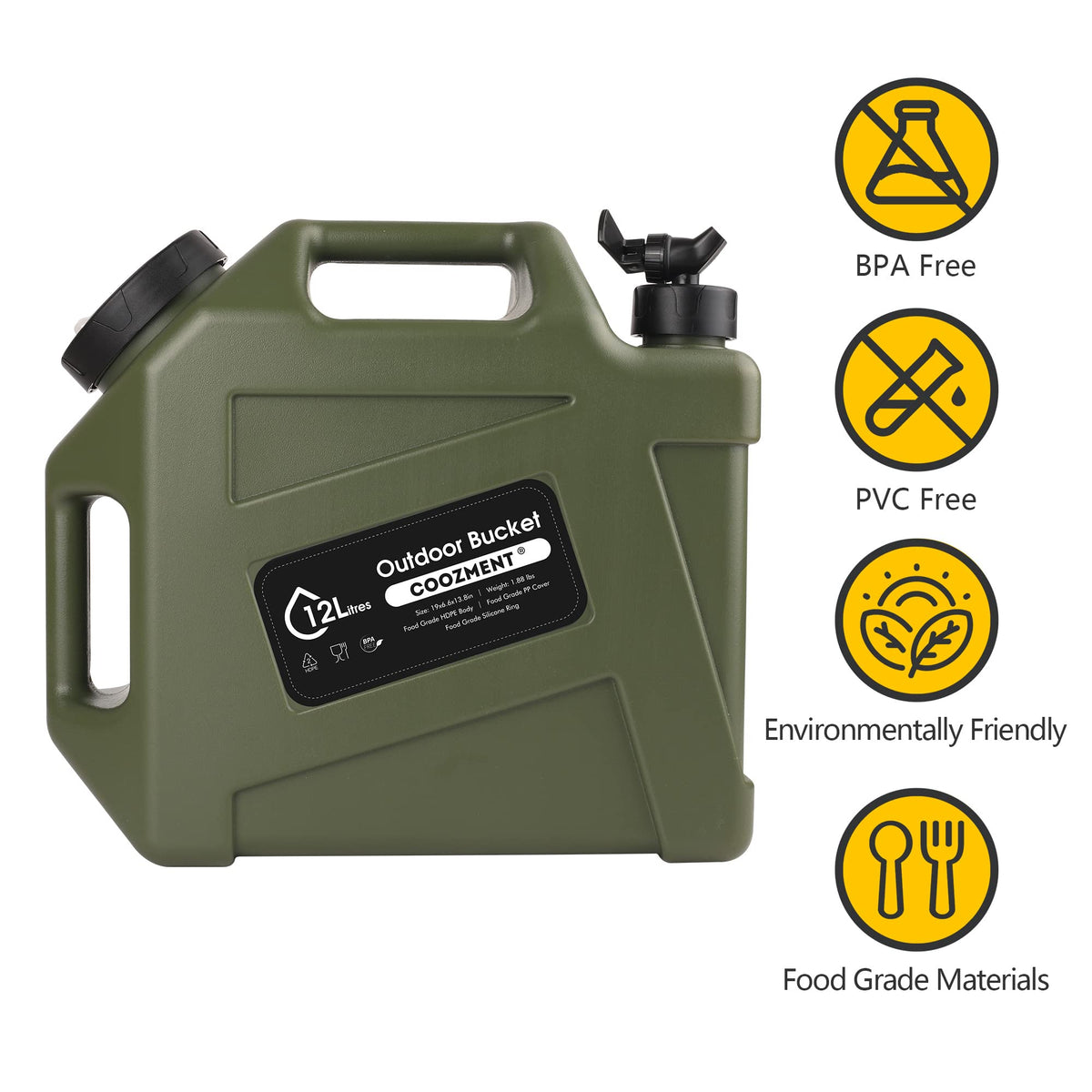BPA Free Water Containers with Spigot I16630